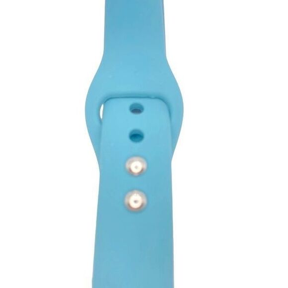 Blue/green silicone I watch replacement band 38/40mm - Picture 6 of 8